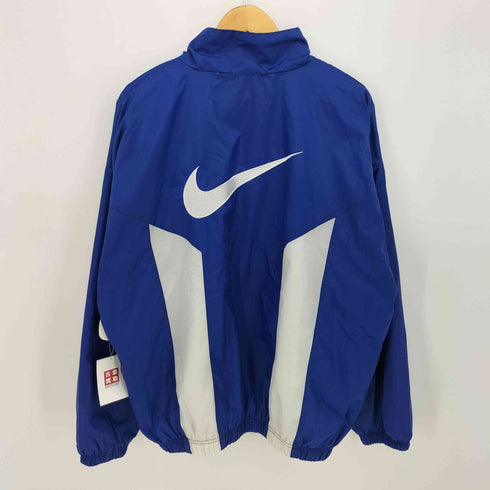ナイキ NIKE 90S 白タグ スウッシュ 刺繍 ジップアップ ナイロン ジャケット メンズ