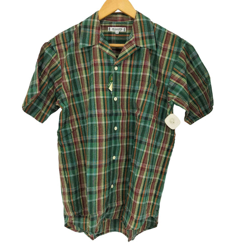 ビッグジョン BIG JOHN S/S 開襟チェックシャツ メンズ FREE