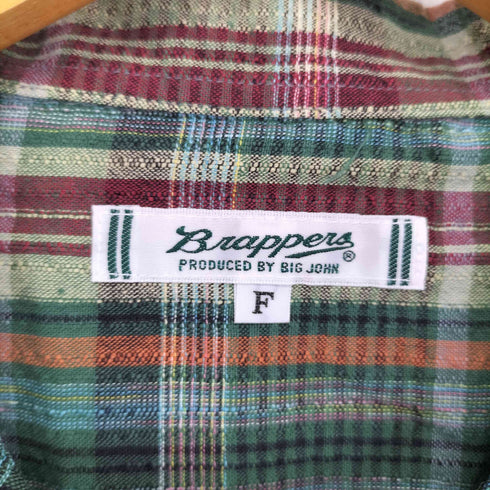 ビッグジョン BIG JOHN S/S 開襟チェックシャツ メンズ FREE