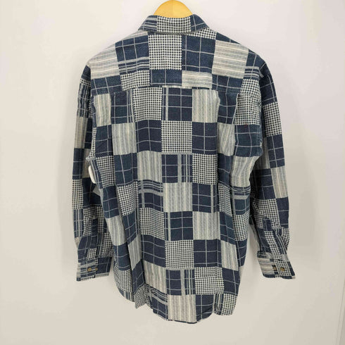 GAVIAL レギュラーカラー 総柄 プリント ネルシャツ メンズ JPN:M