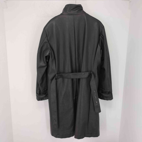 ジョルジオアルマーニ Giorgio Armani 01-02AW fake lether coat メンズ JPN:52