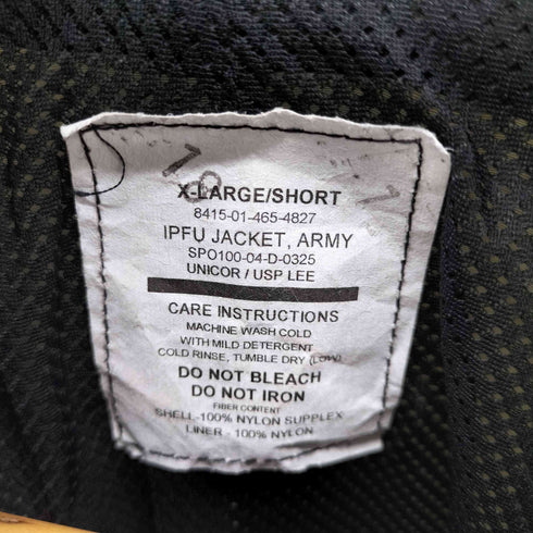 ユーエスアーミー U.S. ARMY 04年会計 IPFU REFLECTIVE JKT メンズ JPN:XL