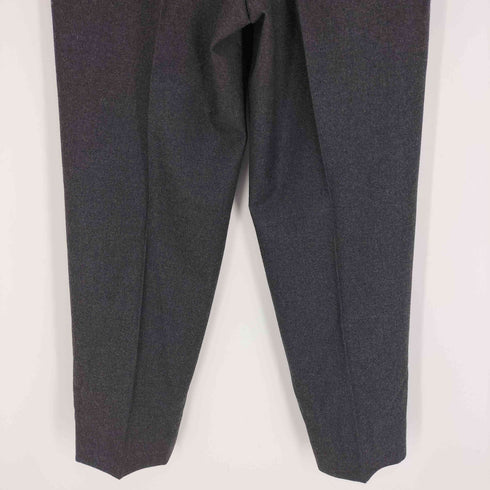 イッセイミヤケメン ISSEY MIYAKE MEN 80S 筆タグ 2タック センタープレス ジップフライ テーパード ウール スラックス メンズ JPN:M