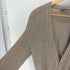 イッセイミヤケメン ISSEY MIYAKE MEN 80S 筆タグ 麻 リネン ローゲージ リブ編み カーディガン メンズ FREE