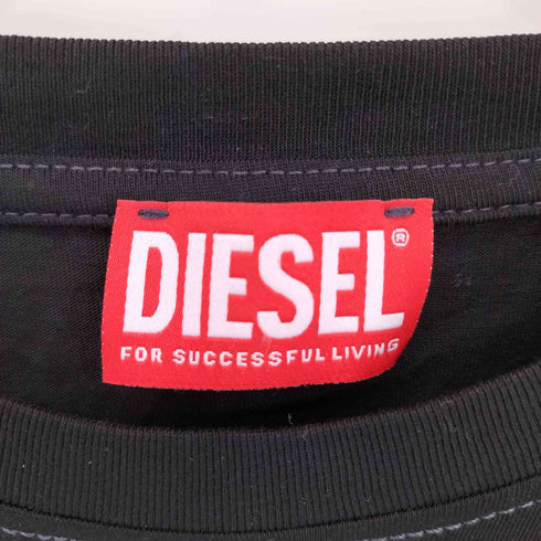 ディーゼル DIESEL T-DIEGOR-K74 プリント クルーネック Tシャツ メンズ import:L