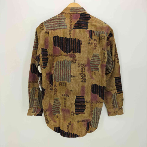 マガー MUGGER 総柄 プリント コーズ L/S レギュラーカラー シャツ メンズ JPN:M