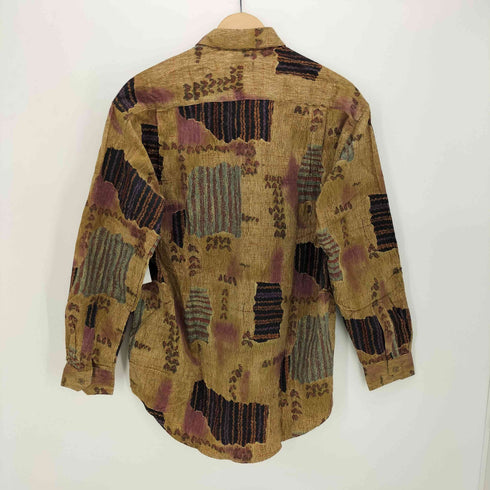 マガー MUGGER 総柄 プリント コーズ L/S レギュラーカラー シャツ メンズ JPN:L