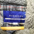 バーバリーブルーレーベル BURBERRY BLUE LABEL ロゴ刺繍 裏地 ノバチェック フーデット ファー フライト ジャケット Y2K レディース 38