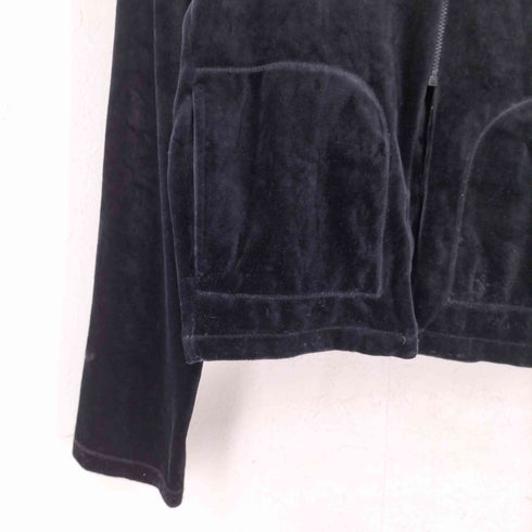 カルバンクラインジーンズ Calvin Klein Jeans ベルベット ジップアップパーカー Y2K レディース import:L