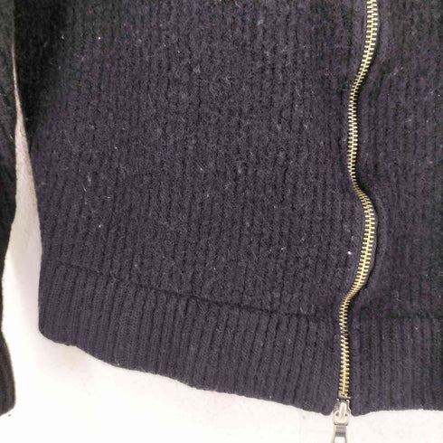 ダナキャランニューヨーク DKNY ダブルジップ ドライバーズ ニット レディース import:XL