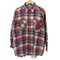 ビッグジョン BIG JOHN L/S フラップポケット ストライプ コットンネルシャツ メンズ JPN:L