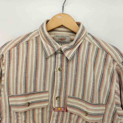 ビッグジョン BIG JOHN L/S フラップポケット コットンシャツ メンズ JPN:M