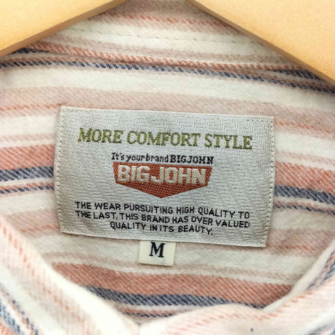ビッグジョン BIG JOHN L/S フラップポケット コットンシャツ メンズ JPN:M