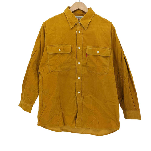 ビッグジョン BIG JOHN L/S フラップポケット コーデュロイシャツ メンズ JPN:M
