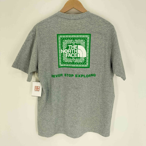 ザノースフェイス THE NORTH FACE 25SS S/S BANDANA SQUARE LOGO TEE ショートスリーブ バンダナ スクエア ロゴ Tシャツ メンズ import:L