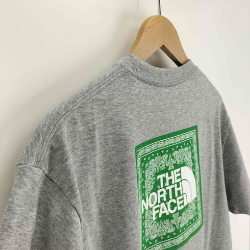 ザノースフェイス THE NORTH FACE 25SS S/S BANDANA SQUARE LOGO TEE ショートスリーブ バンダナ スクエア ロゴ Tシャツ メンズ import:L