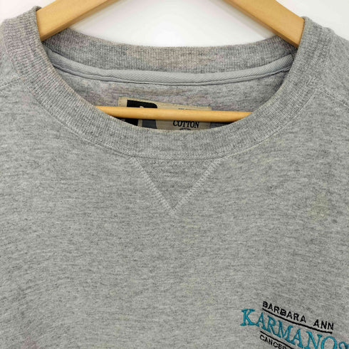 ラッセルアスレチック RUSSELL ATHLETIC 90S USA製 HIGH COTTON 刺繍 前Vガゼット スウェット メンズ import:XL