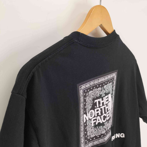 ザノースフェイス THE NORTH FACE 25SS S/S BANDANA SQUARE LOGO TEE ショートスリーブ バンダナ スクエア ロゴ Tシャツ メンズ import:M