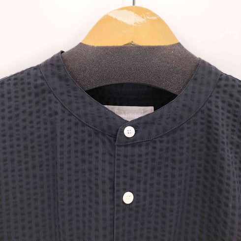 ミロック Milok ポリコットンバンドカラーシャツ メンズ JPN:L