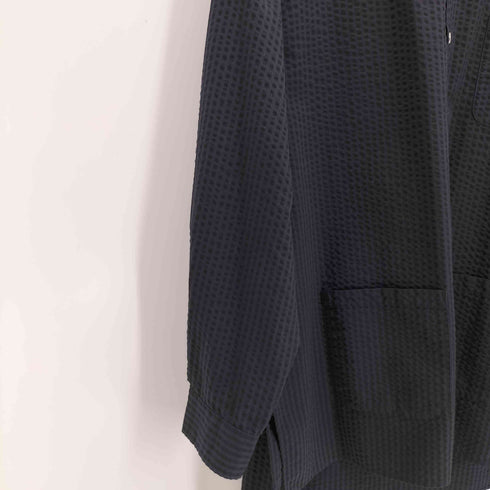 ミロック Milok ポリコットンバンドカラーシャツ メンズ JPN:L