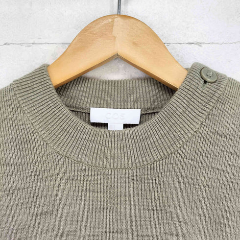 コス COS ショルダーボタン L/S ニット メンズ import:S