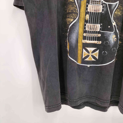 フロントプリント バンドtシャツ メンズ