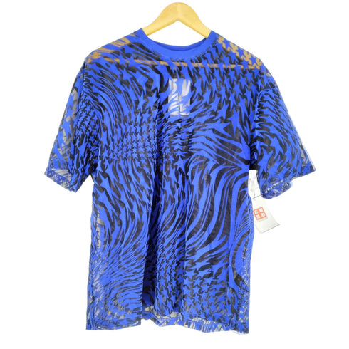ミュグレー Mugler 星柄 シースルーカットソー Y2K レディース import:S