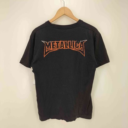 メタリカ フロントプリント バンドtシャツ ギター メンズ