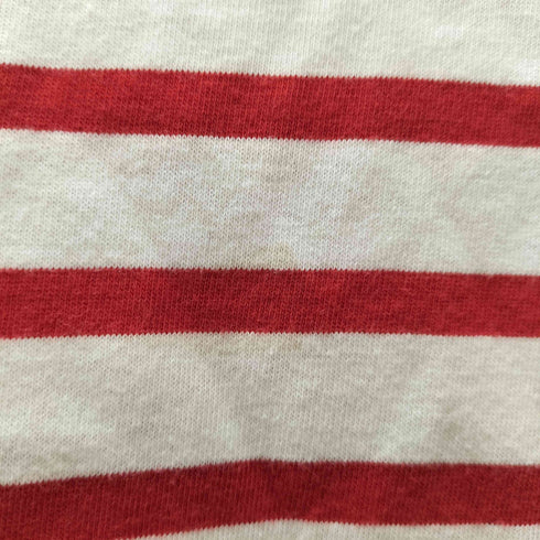 ルミノア Le minor フランス製 ボーダー ワイド クルーネック Tシャツ レディース 1