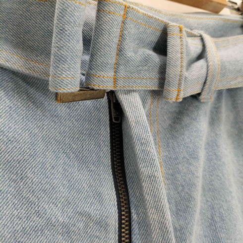 Requal≡ 22SS 刺繍デザインベルテッドワイドデニム メンズ JPN:1