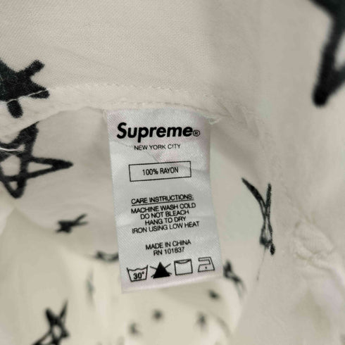 シュプリーム Supreme 18SS Devil Rayon Shirt デビル レーヨン シャツ メンズ import:L