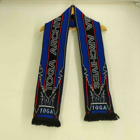 トーガアーカイブス TOGA ARCHIVES ロゴ サッカーマフラー メンズ