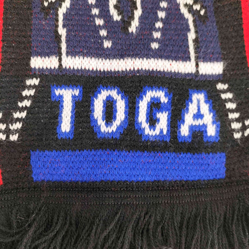 トーガアーカイブス TOGA ARCHIVES ロゴ サッカーマフラー メンズ