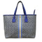 トリーバーチ TORY BURCH GEO LOGO TOTE ジオロゴ PVCコーティング キャンバス レザー 2WAY ショルダー バッグ トート バッグ レディース