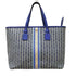 トリーバーチ TORY BURCH GEO LOGO TOTE ジオロゴ PVCコーティング キャンバス レザー 2WAY ショルダー バッグ トート バッグ レディース