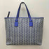 トリーバーチ TORY BURCH GEO LOGO TOTE ジオロゴ PVCコーティング キャンバス レザー 2WAY ショルダー バッグ トート バッグ レディース