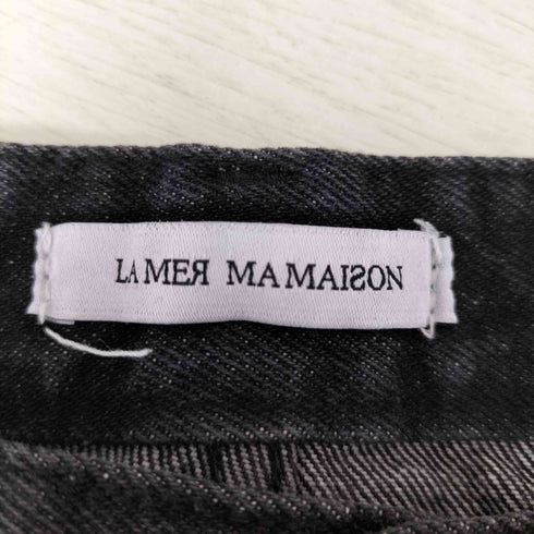 ラメルマメゾン LA MER MA MAISON 23AW バギーフィットブラックデニム メンズ JPN:M