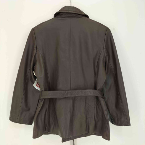 LILA シープレザー ピーコート レディース import:L