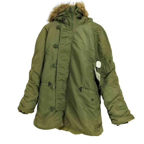 アルファインダストリーズ ALPHA INDUSTRIES 00S N-3B フライトジャケット メンズ import:L