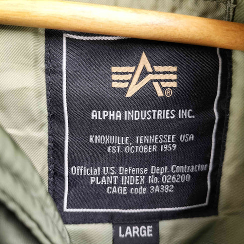 アルファインダストリーズ ALPHA INDUSTRIES 00S N-3B フライトジャケット メンズ import:L