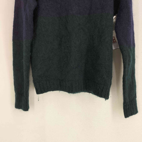 ジョンアンダーカバー John UNDERCOVER モヘヤ混 バイカラー ニット セーター メンズ JPN:2