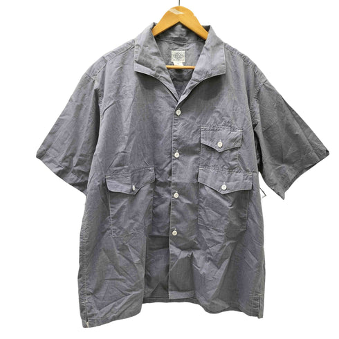 ポストオーバーオールズ POST OVERALLS 25SS Town & Country 2 -feather chambray- シャンブレー S/S ワークシャツ 半袖 メンズ JPN:L