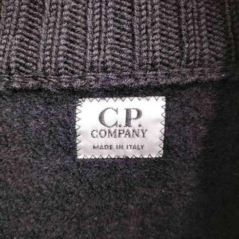 シーピーカンパニー C.P.COMPANY ダブルジップ ドライバーズニット メンズ