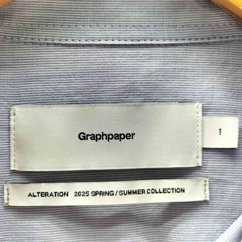 グラフペーパー Graphpaper 25SS Seersucker Pullover Shirt シアサッカー プルオーバー シャツ メンズ JPN:1