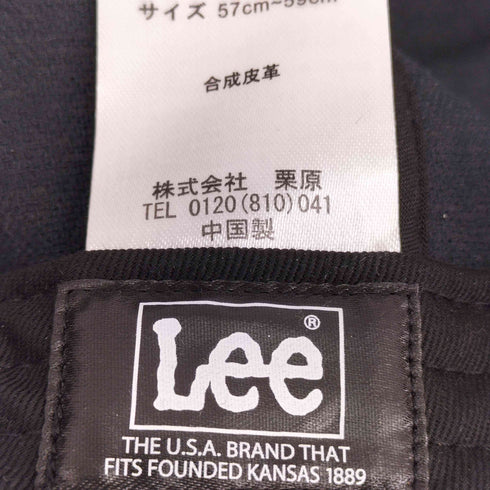 リー Lee フェイクレザーキャップ メンズ