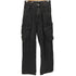 ザラ ZARA TOPSTITCHED CARGO JEANS ブラック カーゴデニム メンズ EUR:36
