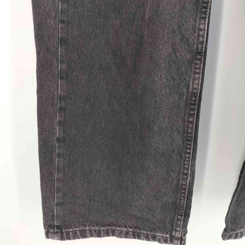 ザラ ZARA TOPSTITCHED CARGO JEANS ブラック カーゴデニム メンズ EUR:36