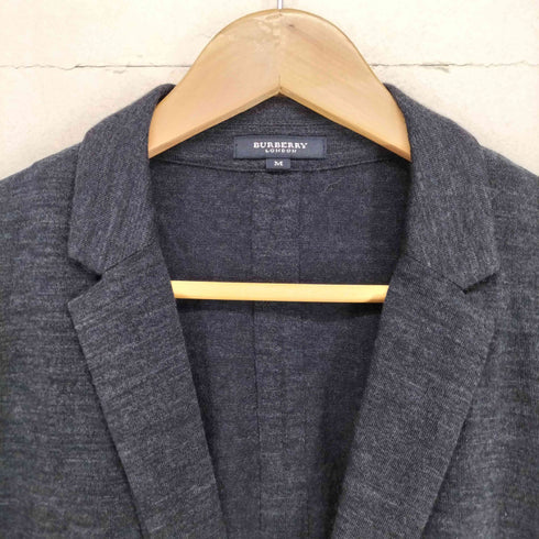 バーバリーロンドン BURBERRY LONDON 2Bシングル ニットジャケット メンズ import:M