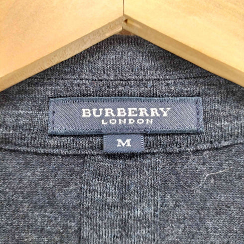 バーバリーロンドン BURBERRY LONDON 2Bシングル ニットジャケット メンズ import:M