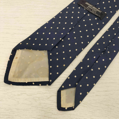 ブルックスブラザーズ BROOKS BROTHERS USA製 ドット シルクネクタイ メンズ